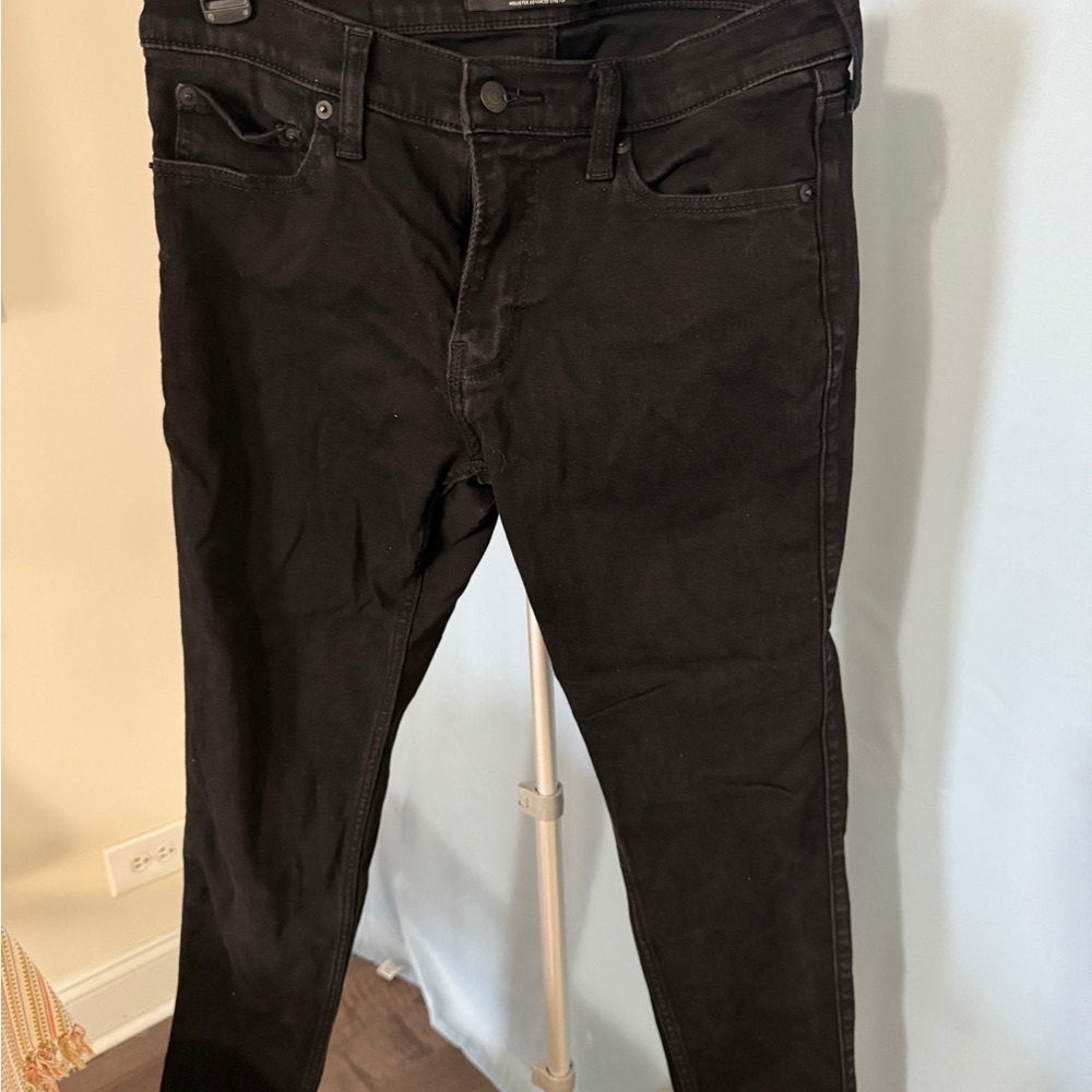 Hollister Black Skinny Jeans with Stretch Denim